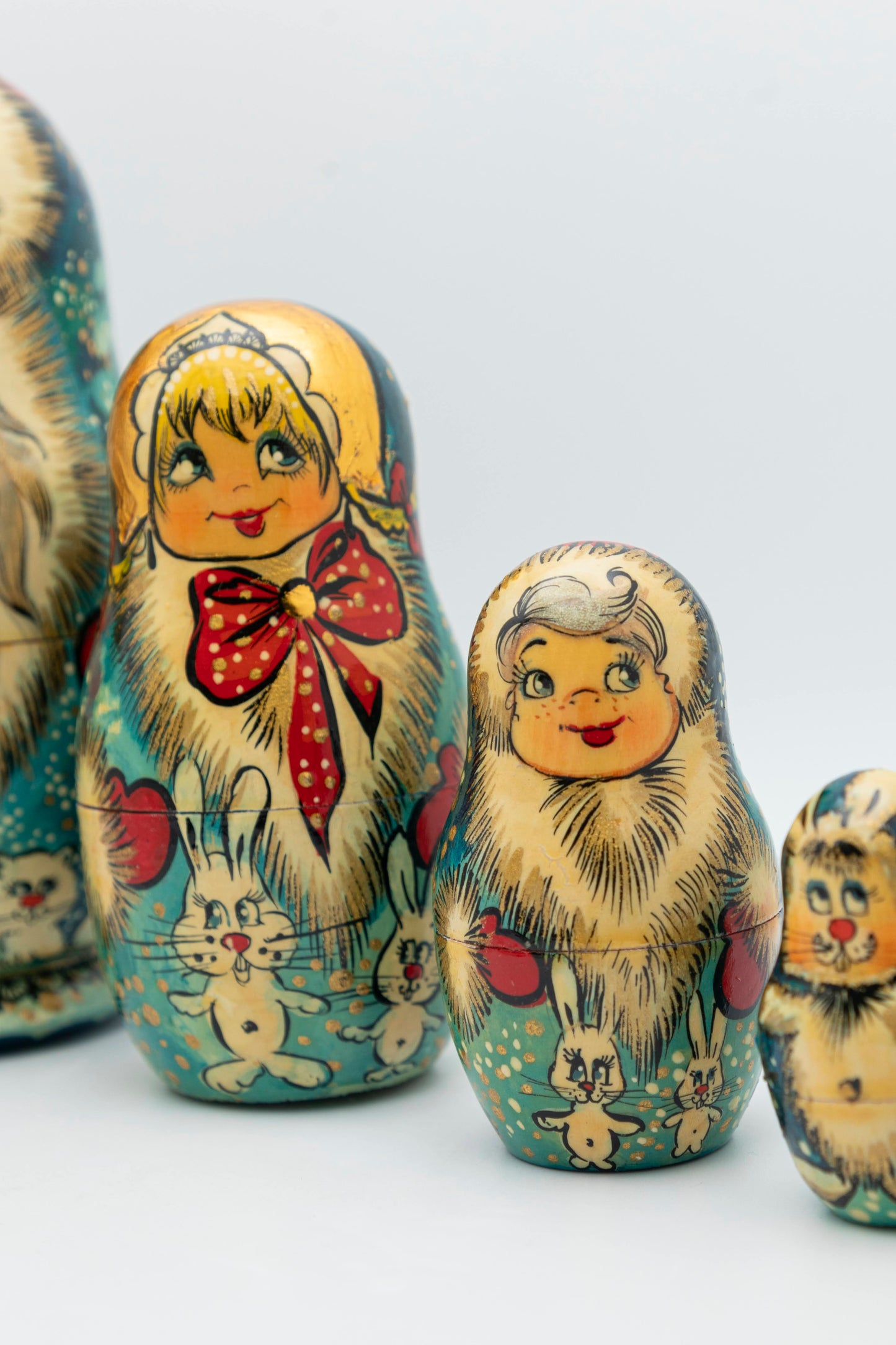 vintage nesting doll set