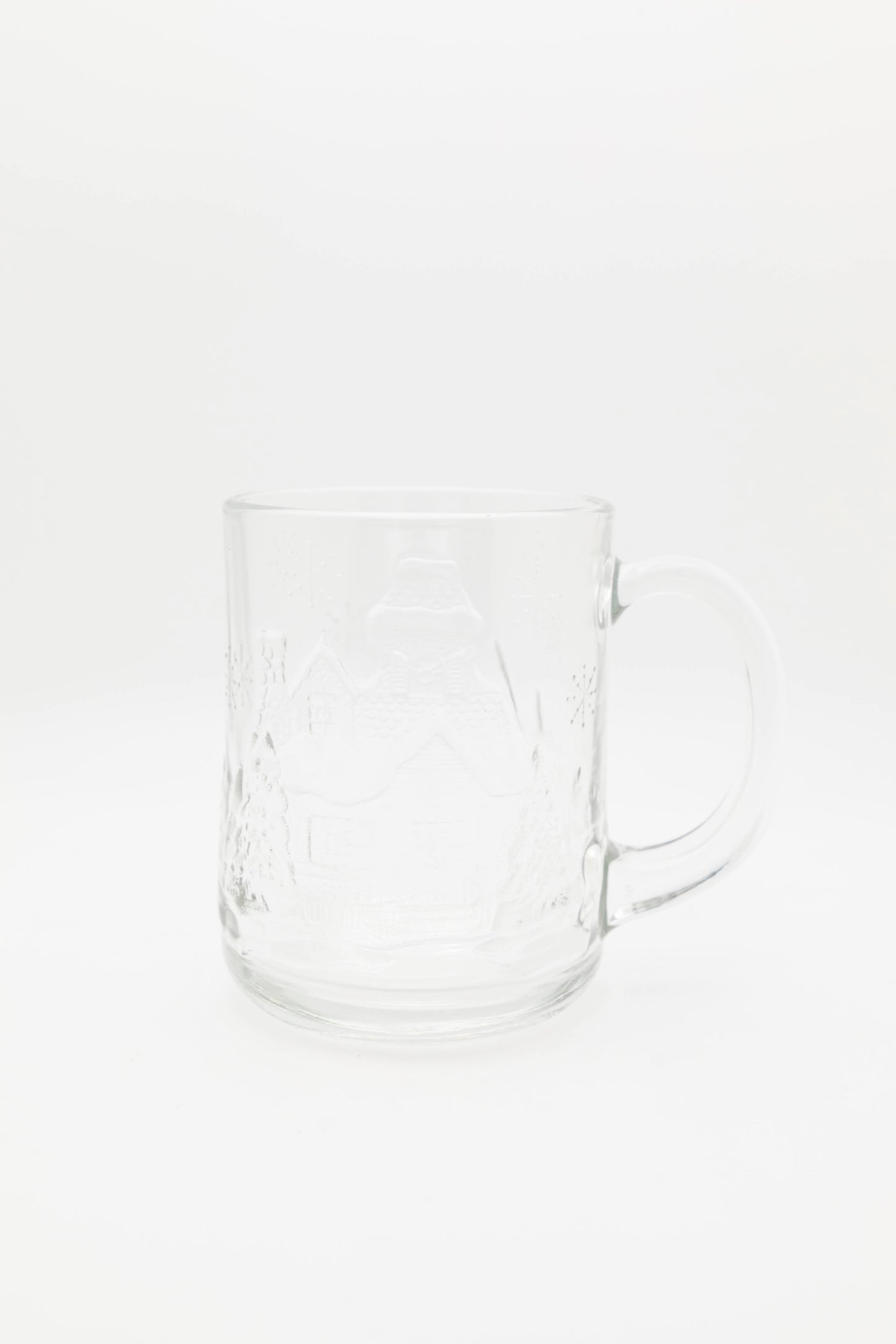 gingerbread house glass mug