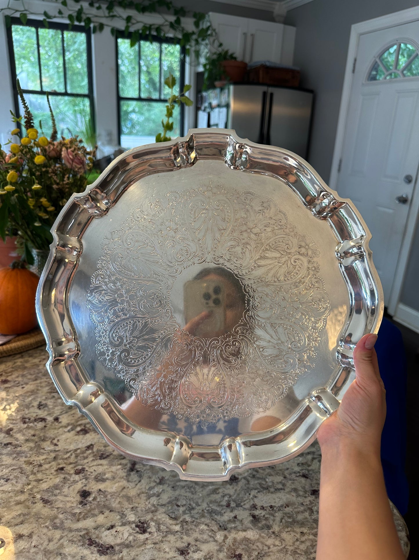 sterling silver tray