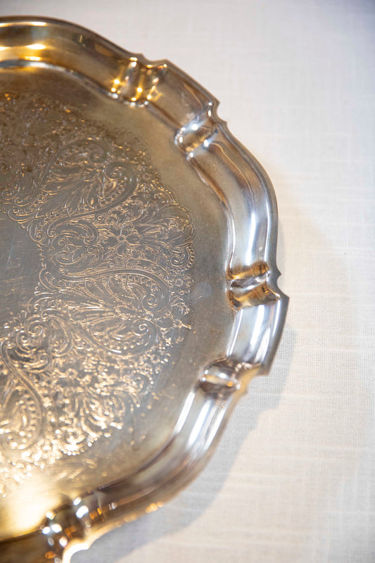 sterling silver tray