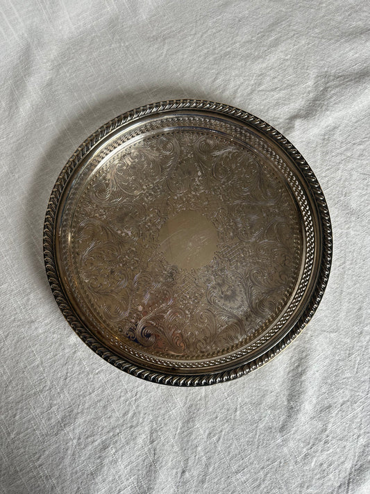 sterling silver serving tray